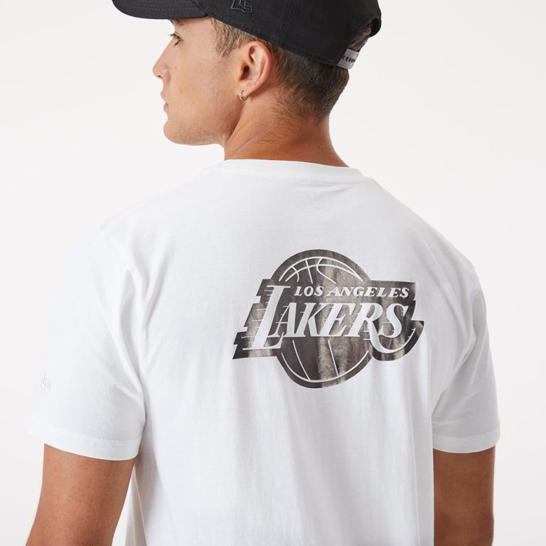 Ropa New Era Nba Blancos - LA Lakers Metallic 32457HKQR